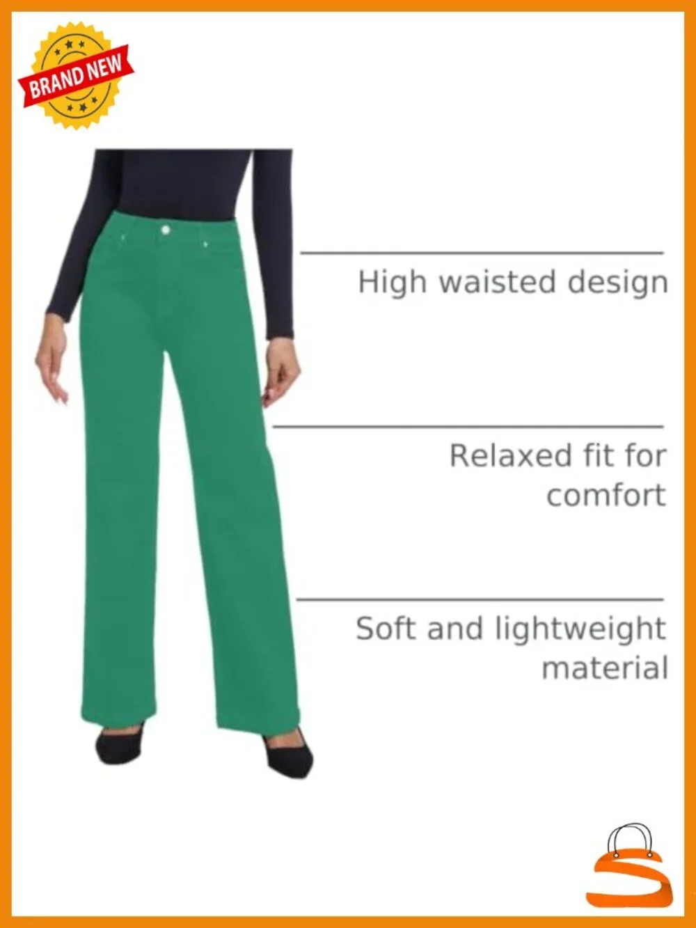 High Waisted Straight Leg Stretch Jeans Mom Jeans